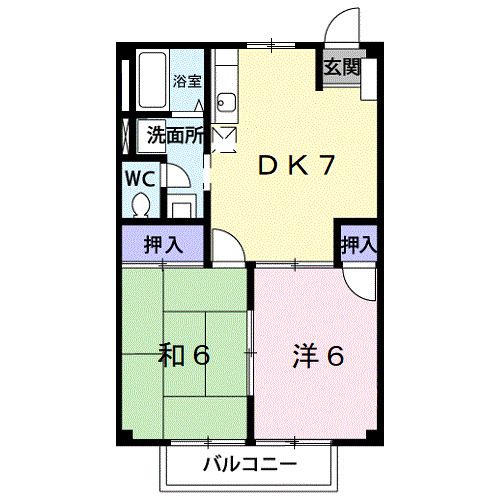 ハイツノアの間取り写真