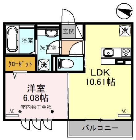Delasse Kowa IIの間取り写真