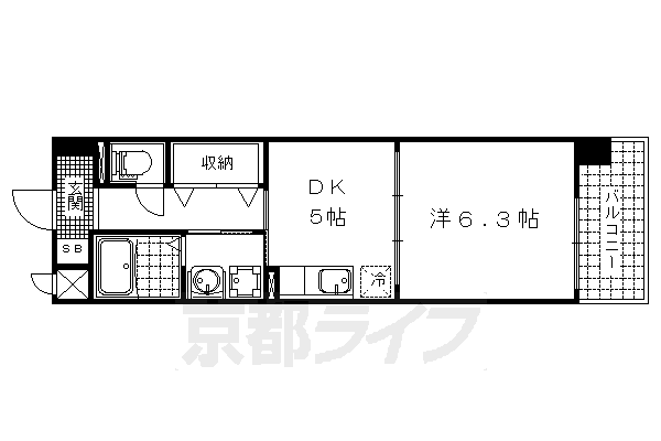 シカタ シャンブレットIの間取り写真
