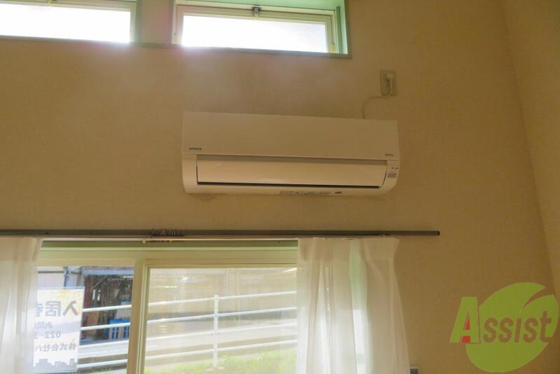 その他設備　エアコンが設置されていて、すぐ使えるのも嬉しいですね。