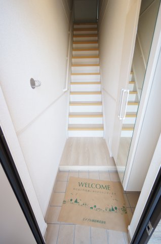 玄関　当日の見学大歓迎！