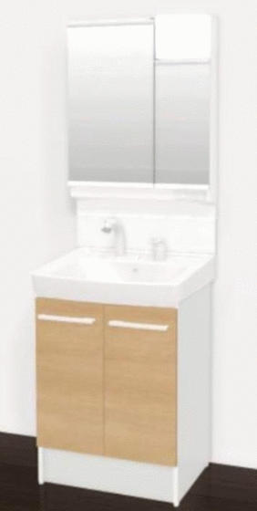 洗面設備　シャンプードレッサー　２面鏡