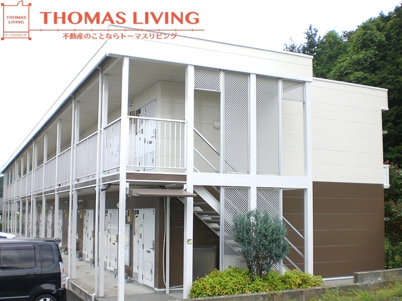 建物外観　粕屋町でのお部屋探しは、トーマスリビング粕屋店へご相談下さい