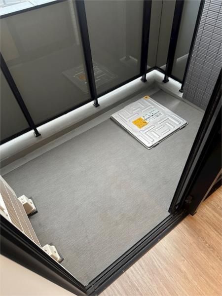 バルコニー　お洗濯にも便利なバルコニー付き