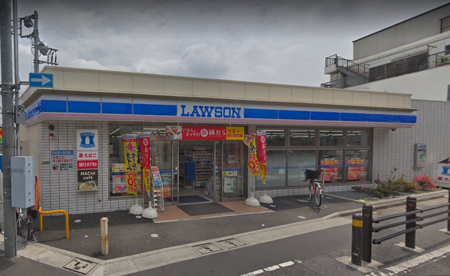 コンビニ　ローソン 足立栗原一丁目店（コンビニ）まで343m