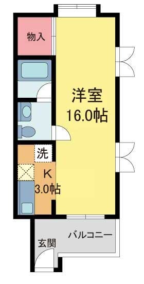 パラドス甲東園の間取り写真