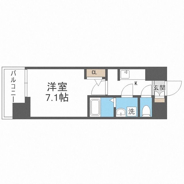 S-RESIDENCE福島grandeの間取り写真