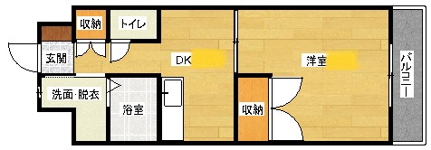 クレール長楽寺の間取り写真