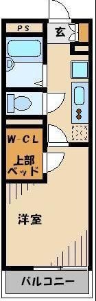 レオパレスKOIWAIの間取り写真
