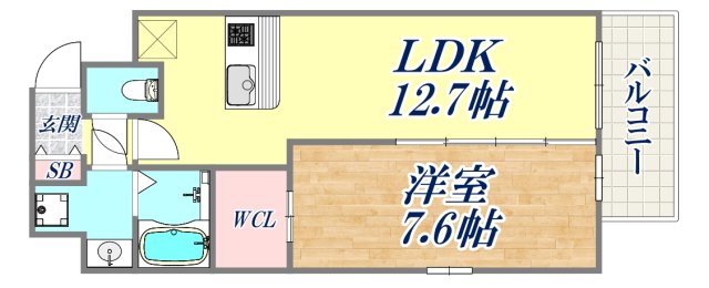 プレジオ神戸長田の間取り写真