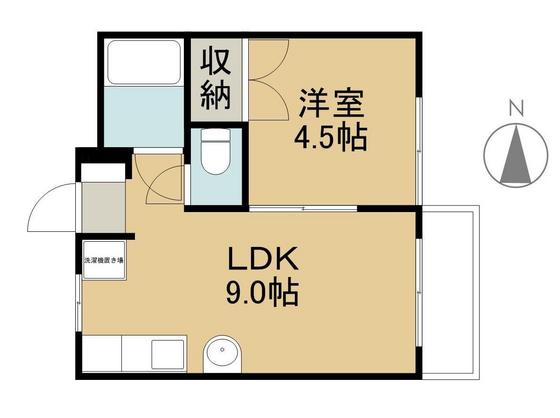 コーガマンションの間取り写真