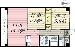 本郷マンションの間取り写真