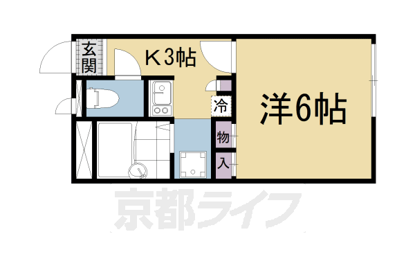 レオパレスパピルスHTYの間取り写真