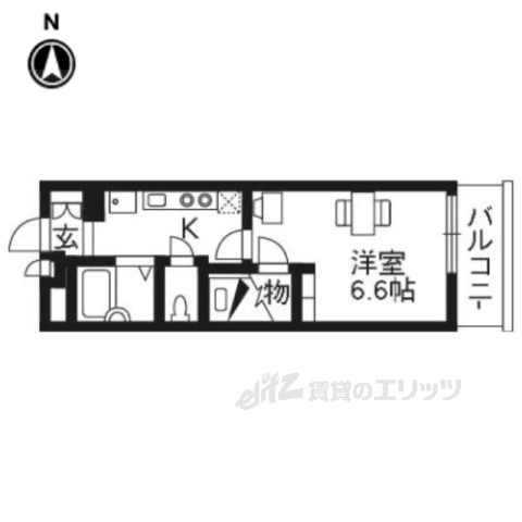 レオパレスメゾン吉祥院の間取り写真