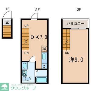 Kewel緑が丘の間取り写真