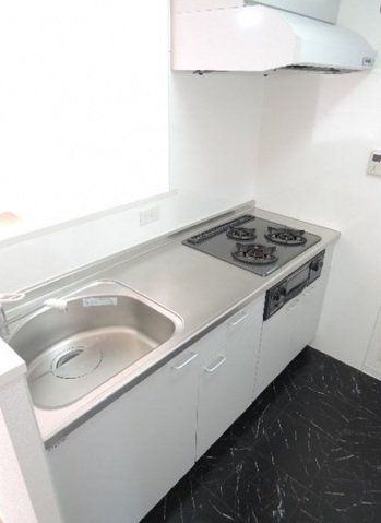 近鉄奈良線 瓢箪山駅 徒歩13分 7階建 築46年のキッチン写真