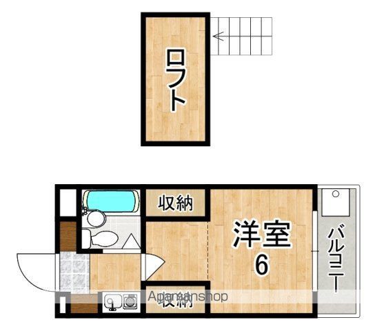 シティパレス佐保川P1の間取り写真
