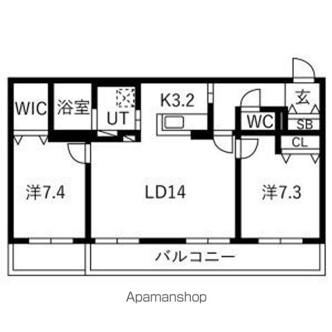 Horohira Bridge Residenceの間取り写真