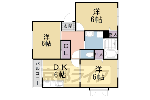 OUEST SEIZEの間取り写真