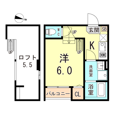 IMPERIAL RESIDENCE塚本の間取り写真