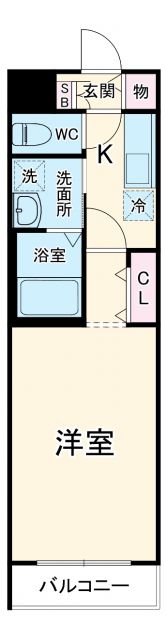 CREST TAPP太閤通の間取り写真