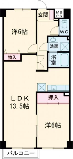 吉祥寺北町ハイムの間取り写真