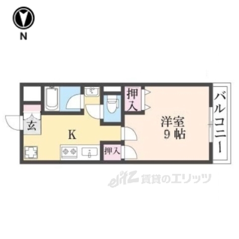 杉ヶ町北ビルの間取り写真