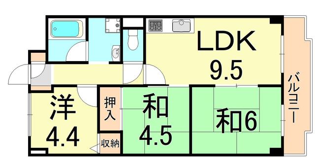 エムグランツ弐番館の間取り写真