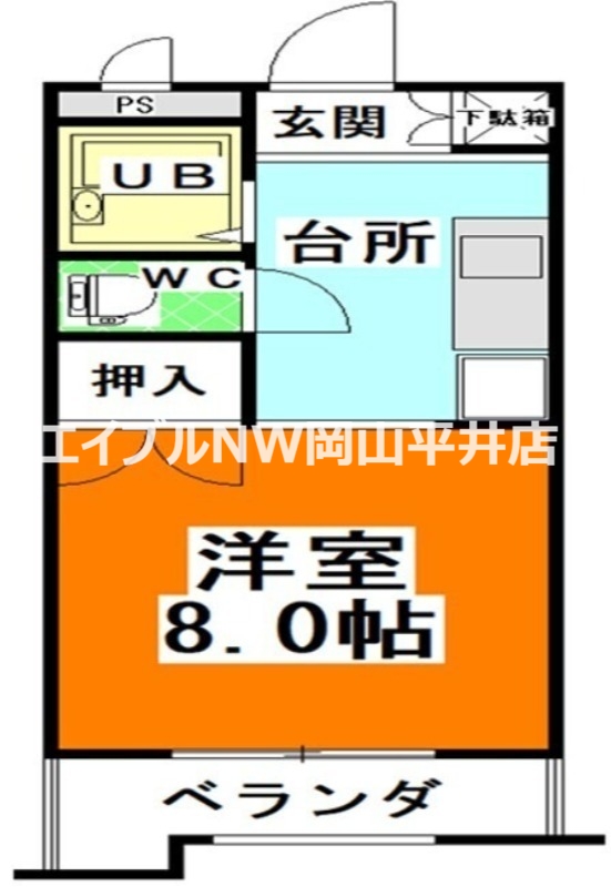 アークハイツ赤田の間取り写真