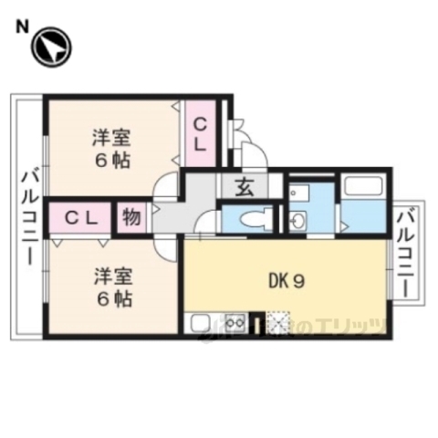 セジュールL3の間取り写真