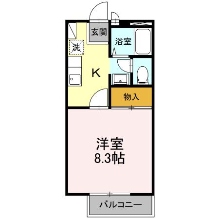 サンライズ春日 A棟の間取り写真