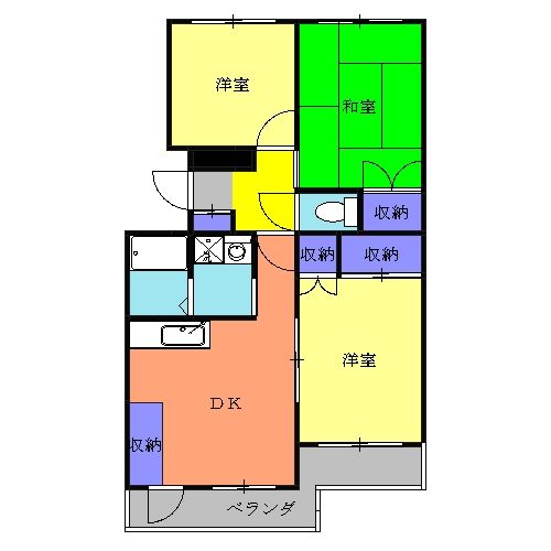 サンライフ75の間取り写真