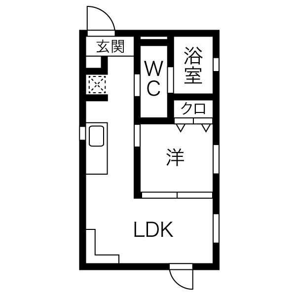 LeGioieささしまライブ駅2の間取り写真