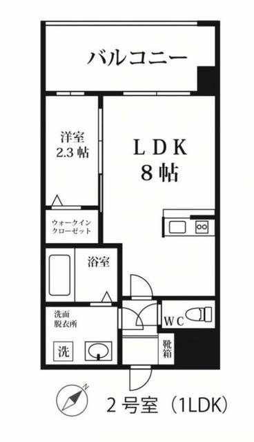 パグーロ西新南の間取り写真