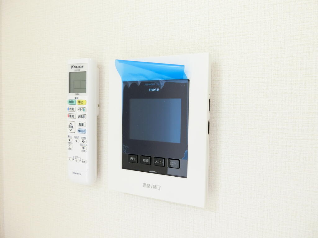 セキュリティ　同施工会社の別物件の写真です。