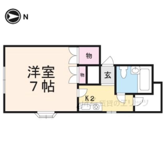 アーサ弐番館の間取り写真