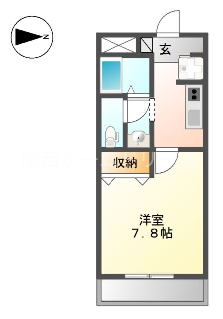 コンフォール深田の間取り写真
