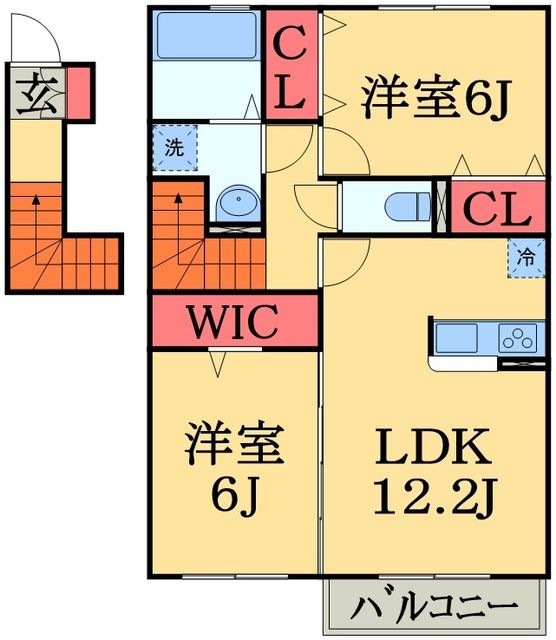 エアフォルクの間取り写真