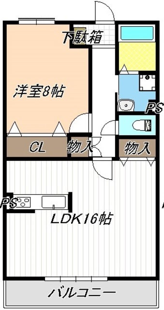 ヴィブレの間取り写真
