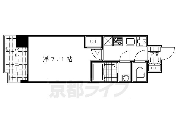 ラナップスクエア京都東山の間取り写真