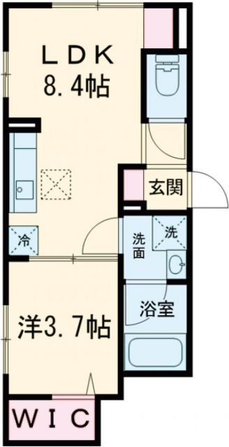 セレスティア関原IIの間取り写真