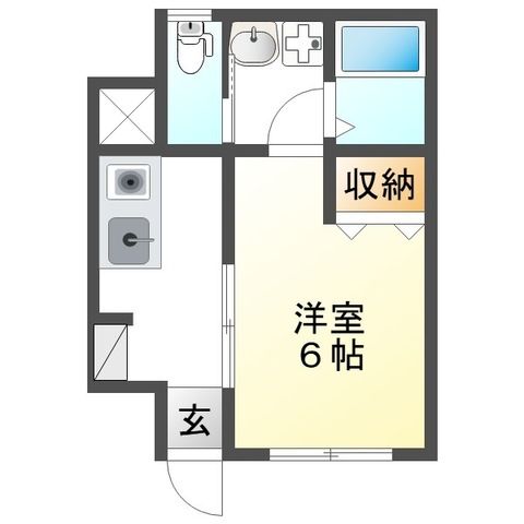 Casa クオーレの間取り写真