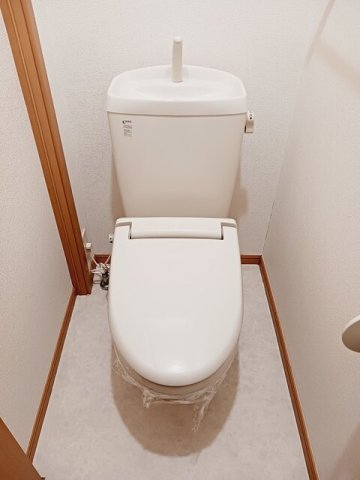 トイレ　ゆったりとした空間のトイレです