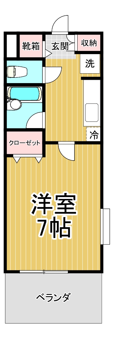 ステラハウス20の間取り写真