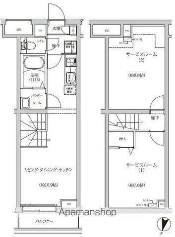 REGOLITH IKEGAMIの間取り写真