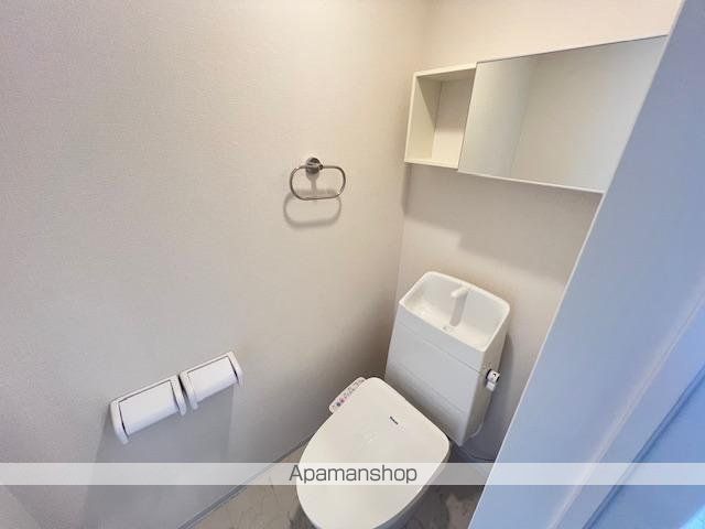小田原市酒匂 アパートII期工事のトイレ写真
