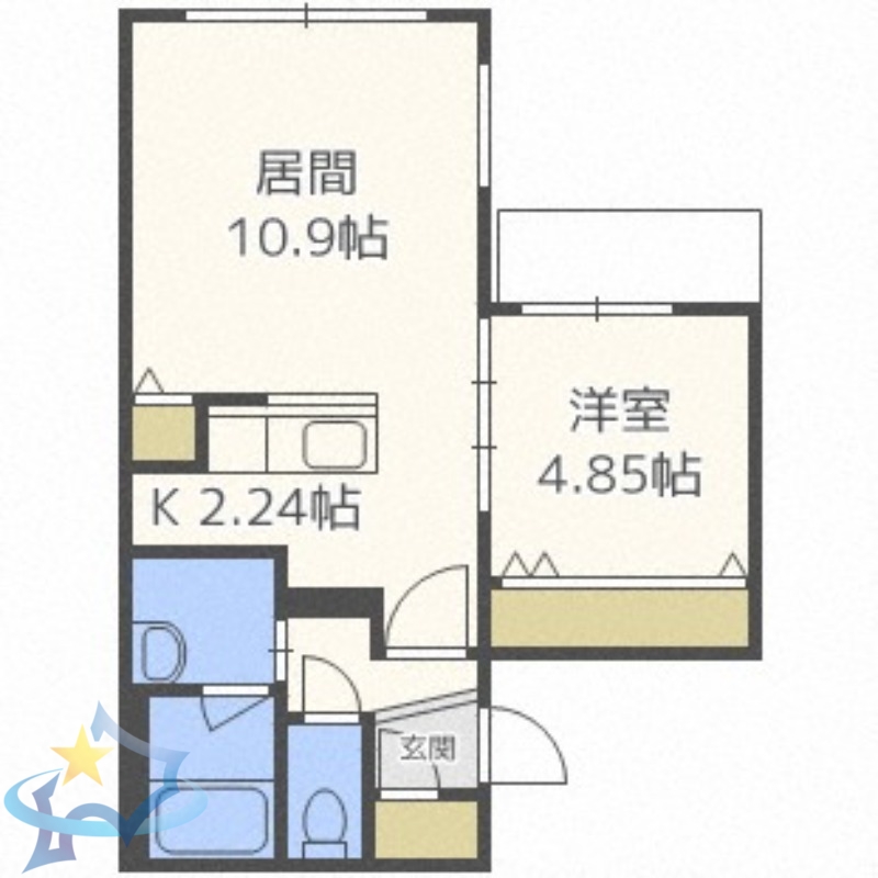Estavie円山の間取り写真