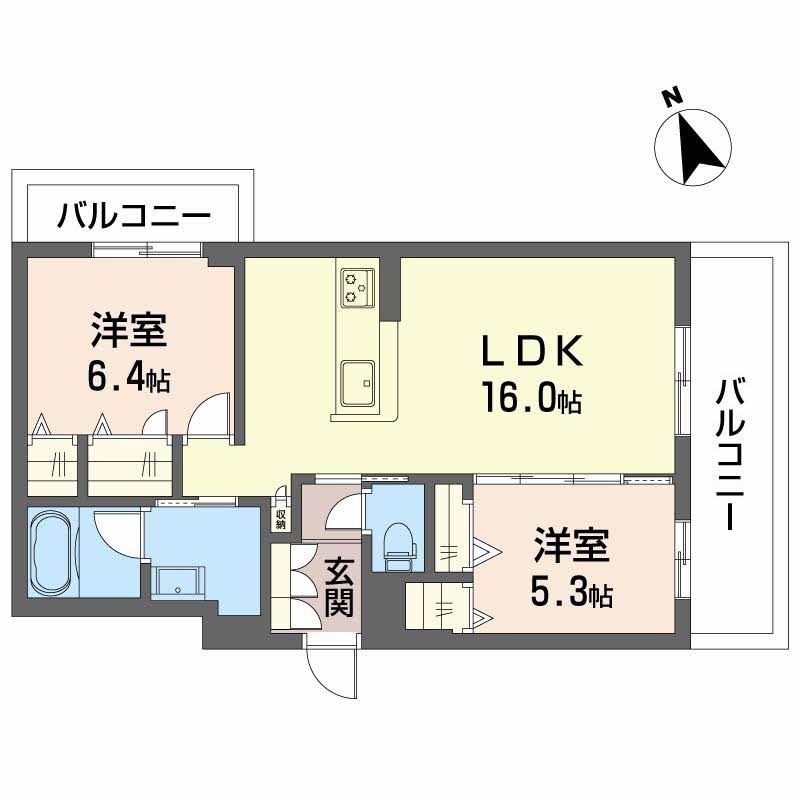 Seaside Houseの間取り写真