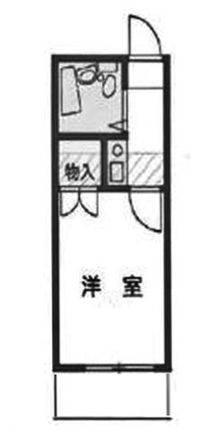 小田急小田原線 伊勢原駅 徒歩24分 2階建 築39年の間取り写真