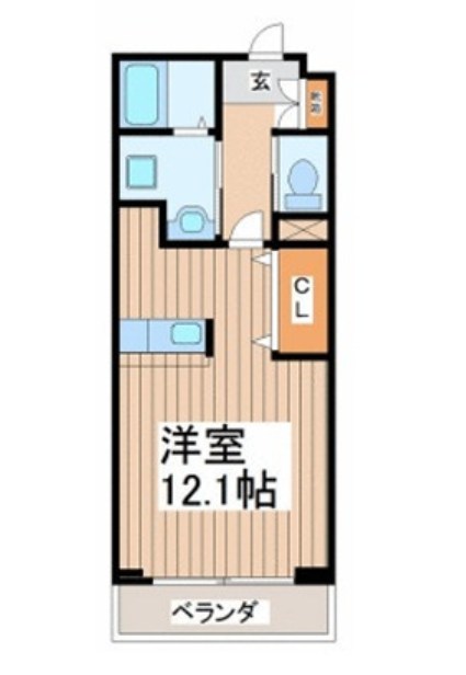 京成本線 京成小岩駅 徒歩7分 3階建 築12年の間取り写真